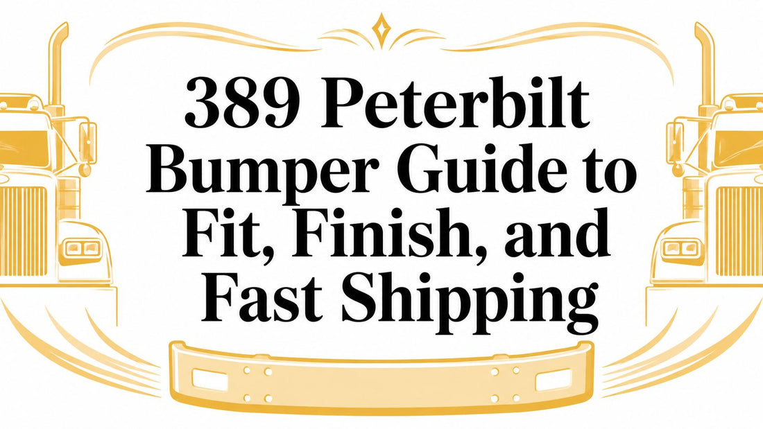 389 Peterbilt Bumper Guide to Fit, Finish, and Fast Shipping - Galhor