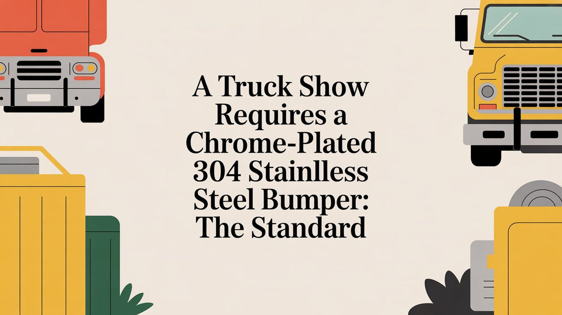 A Truck Show Requires a Chrome-Plated 304 Stainless Steel Bumper: The Standard - Galhor