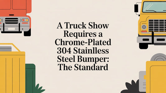 A Truck Show Requires a Chrome-Plated 304 Stainless Steel Bumper: The Standard - Galhor