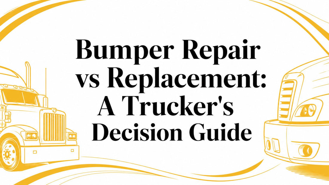 Bumper Repair vs Replacement: A Trucker's Decision Guide - Galhor