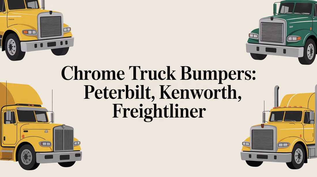 Chrome Truck Bumpers: Peterbilt, Kenworth, Freightliner - Galhor