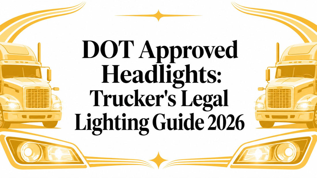 DOT Approved Headlights: Trucker's Legal Lighting Guide 2026 - Galhor