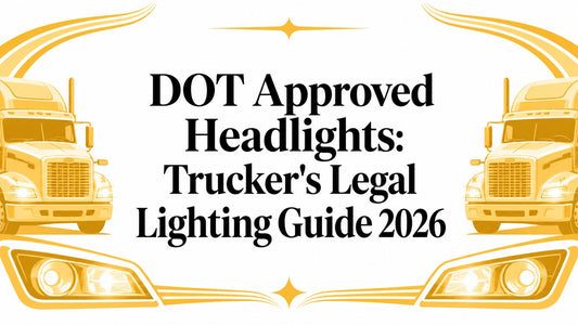 DOT Approved Headlights: Trucker's Legal Lighting Guide 2026 - Galhor