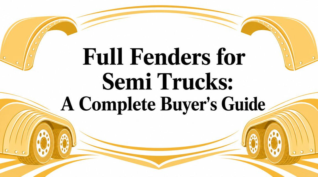 Full Fenders for Semi Trucks: A Complete Buyer's Guide - Galhor