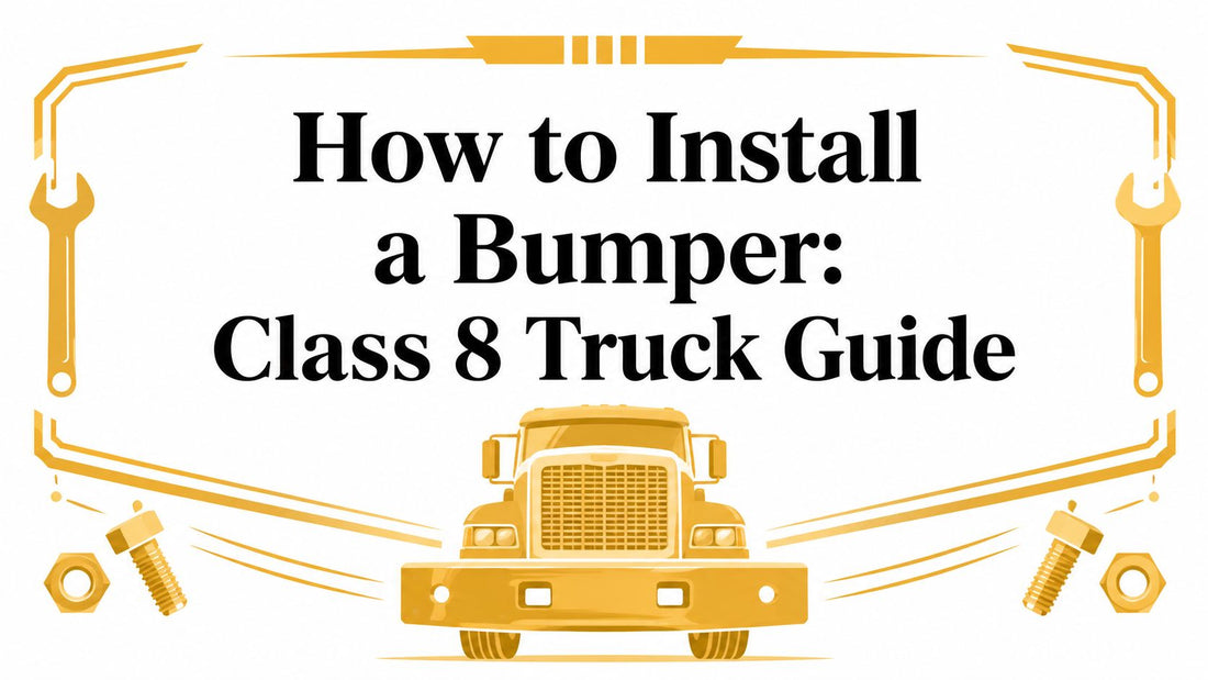 How to Install a Bumper: Class 8 Truck Guide - Galhor