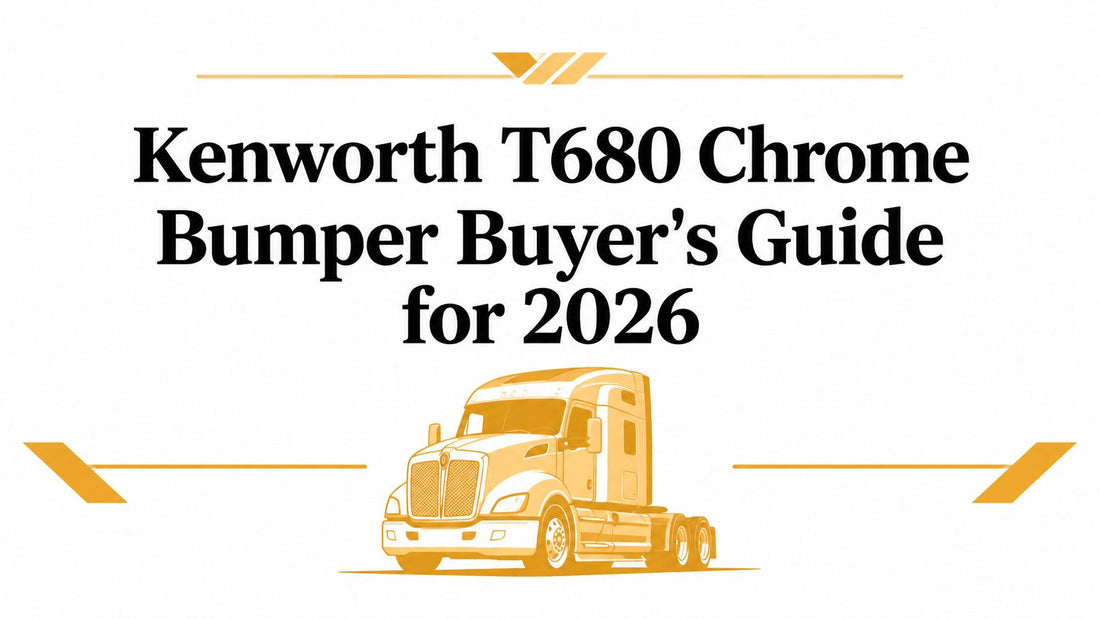 Kenworth T680 Chrome Bumper Buyer's Guide for 2026 - Galhor