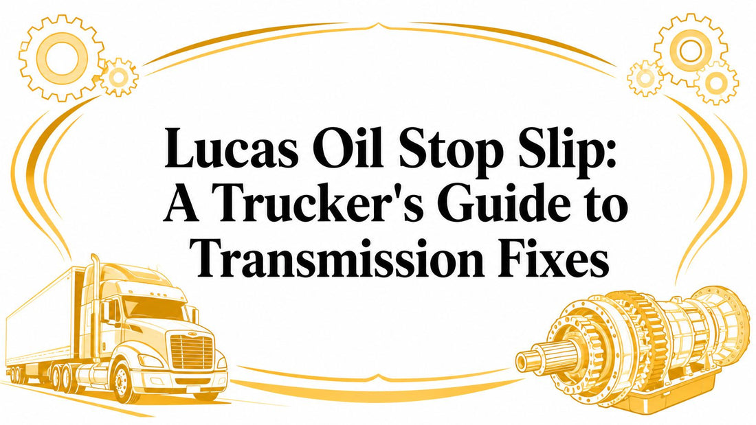 Lucas Oil Stop Slip: A Trucker's Guide to Transmission Fixes - Galhor