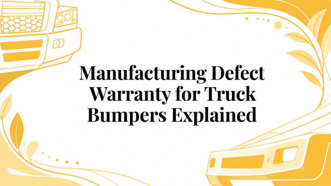 Manufacturing Defect Warranty for Truck Bumpers Explained - Galhor