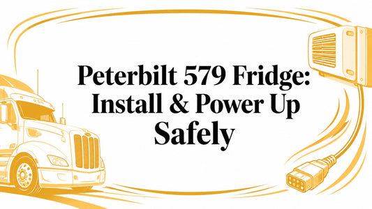 Peterbilt 579 Fridge: Install & Power Up Safely - Galhor