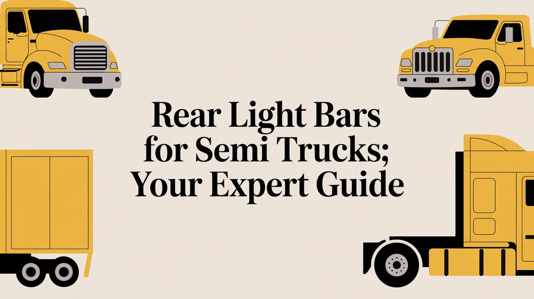 Rear Light Bars for Semi Trucks: Your Expert Guide - Galhor