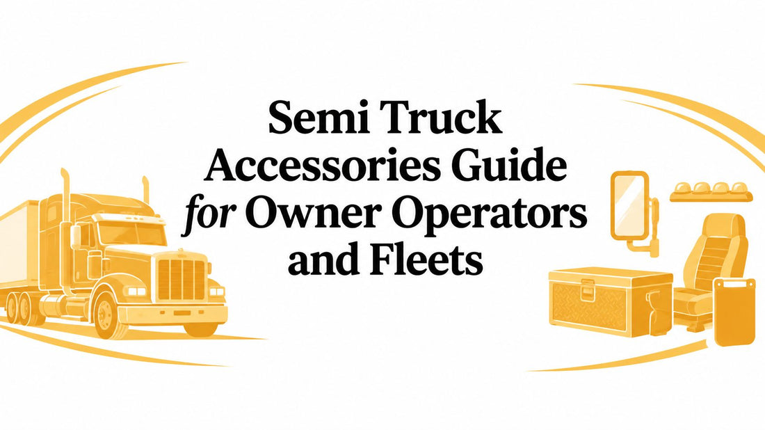 Semi Truck Accessories Guide for Owner Operators and Fleets - Galhor