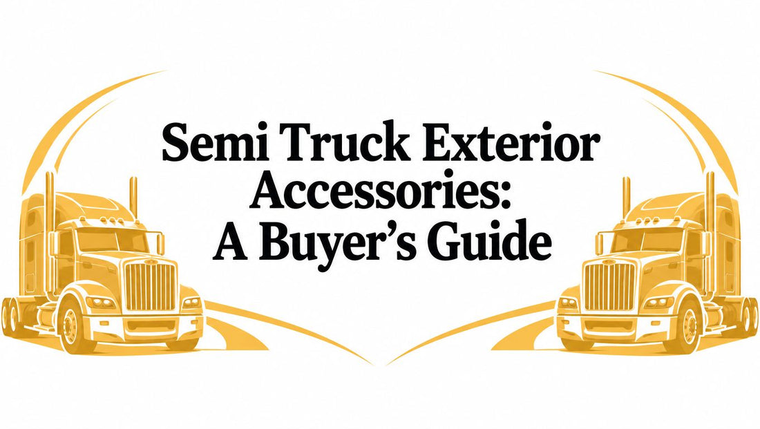 Semi Truck Exterior Accessories: A Buyer's Guide - Galhor