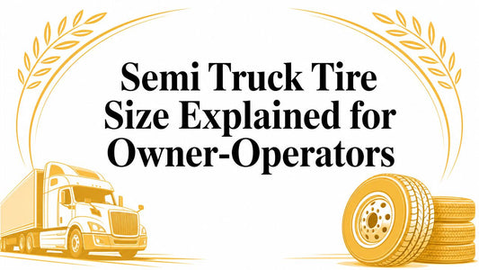 Semi Truck Tire Size Explained for Owner-Operators - Galhor