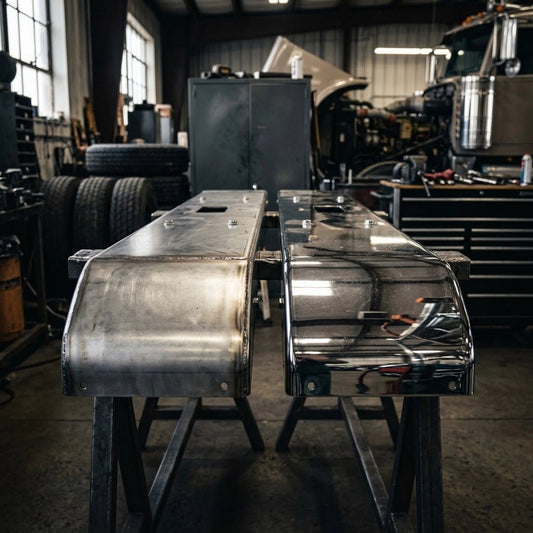 Stainless Steel Semi Bumpers vs. Chrome Plated Carbon: Which Is Better For Your Rig? - Galhor