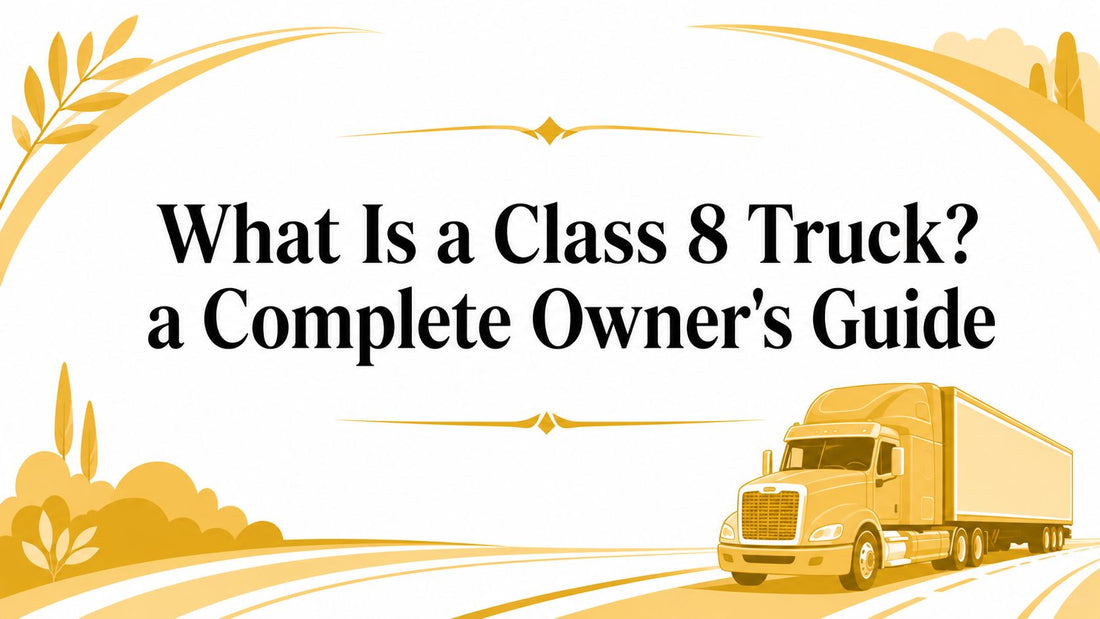 What Is a Class 8 Truck? a Complete Owner's Guide - Galhor
