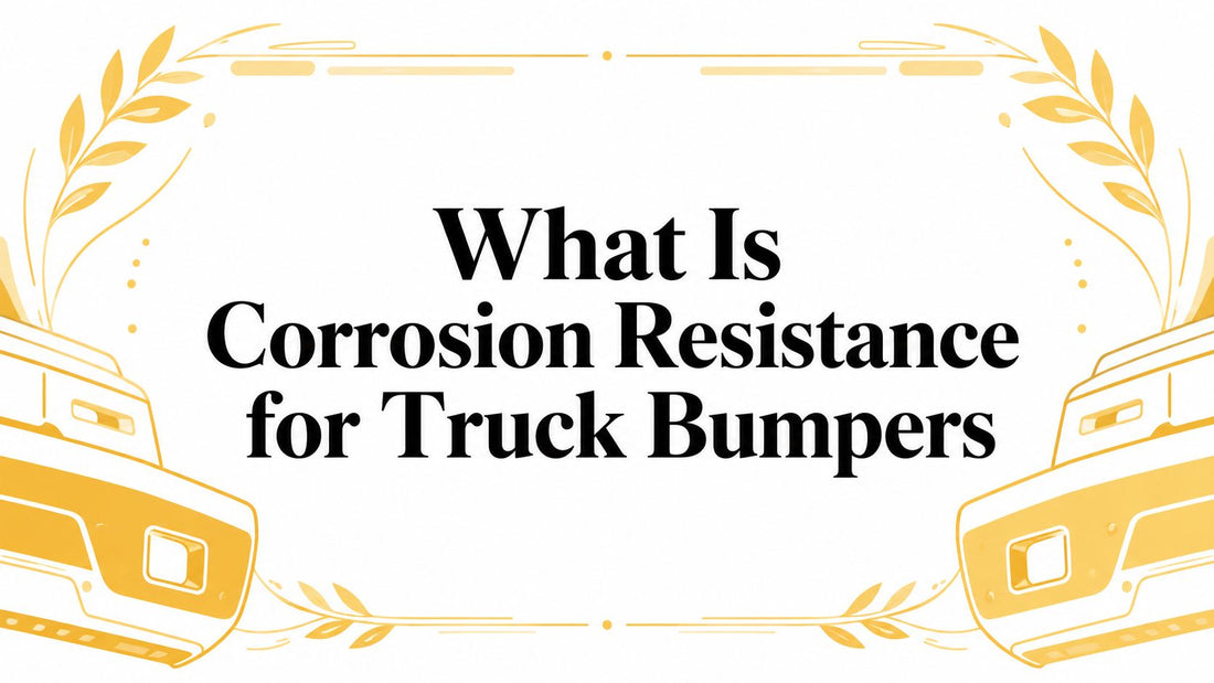 What Is Corrosion Resistance for Truck Bumpers - Galhor